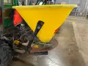 John Deere Tractor with Broom &#x26; Spreader Attachments