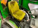 John Deere Tractor with Broom &#x26; Spreader Attachments