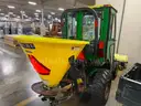 John Deere Tractor with Broom &#x26; Spreader Attachments