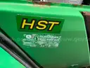 John Deere Tractor with Broom &#x26; Spreader Attachments