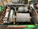 John Deere Tractor with Broom &#x26; Spreader Attachments
