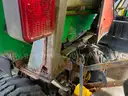John Deere Tractor with Broom &#x26; Spreader Attachments