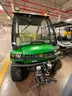 John Deere 4x4 Gator with Cab and Snow Blade