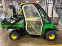 John Deere 4x4 Gator with Cab and Snow Blade