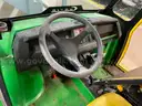 John Deere 4x4 Gator with Cab and Snow Blade