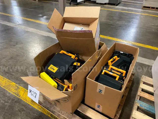 Lot of AED Machines and Misc. Accessories