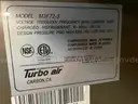 Turbo Air M3 Freezer, Model M3F72-3