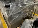 Pallet of (4) Goodyear P235/55/R17 Tires and Metal/Steel Vehicle Partitions
