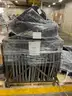 Pallet of (4) Goodyear P235/55/R17 Tires and Metal/Steel Vehicle Partitions