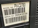 Metal TV Cart with Panasonic TV/VCR Combo, Model PV-C2780