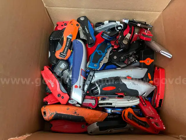 Lot of Box Knives, 15 lbs.