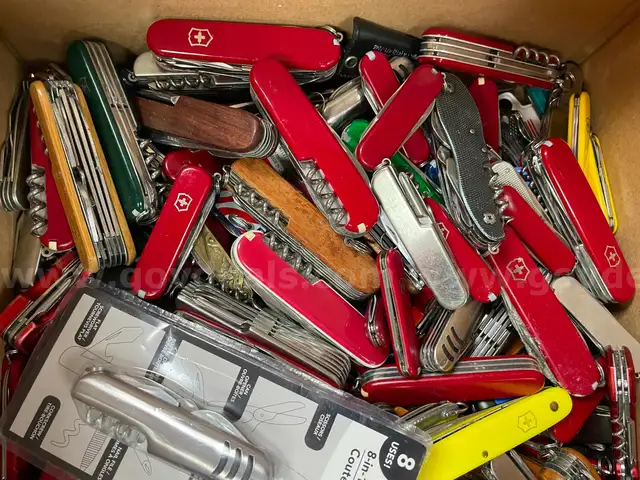 Lot of Swiss Army Style Knives, 15 lbs.