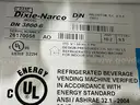 Dixie-Narco Vending Machine, Model DN3800-6