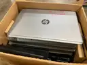 Lot of HP Elitebook Folio 1040 G3 Laptops and Various Laptop Batteries