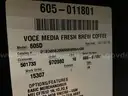 Voce Media Fresh Brew Vending Machine, Model 605D