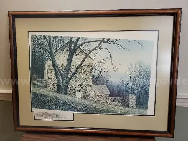 Lot of (5) Scenic Office Wall Pictures