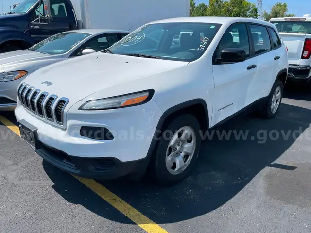 2017 Jeep Cherokee SPORT 4WD UTILITY 4-DR, 3.2L V6