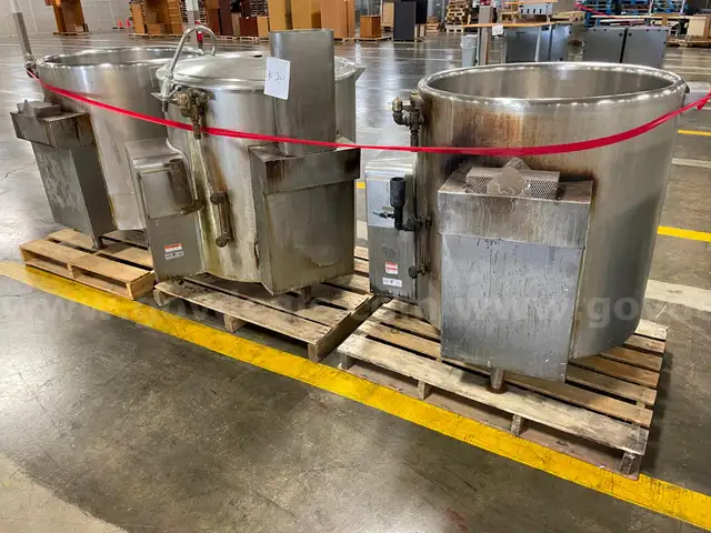 Lot of (3) Vulcan Kettles