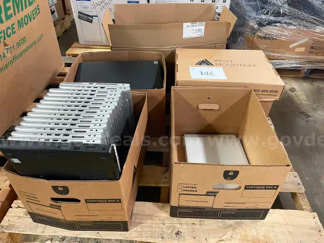 Lot of HP Elitebook 840 G6 Laptops, Lenovo Laptops, and Other PC Related Items