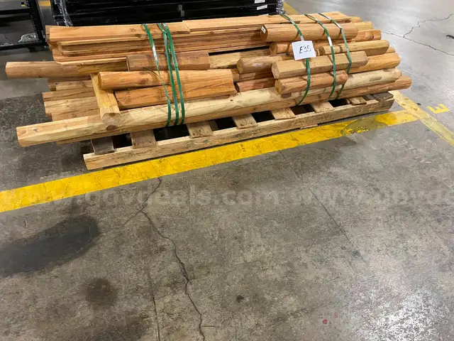 Lot of Fence Boards and Landscape Timbers