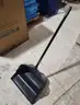 Lot of (4) Metal Stools &#x26; (4) Dust Pans