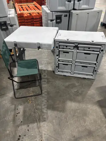 Lot of (25) Hardigg Cases / Mobile Office Field Desks