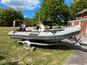 2004 Zodiac Pro 8 Man 15 ft. Boat with Trailer