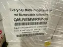 Lot of 36&#x22; x 100&#x2019; Everyday Matte Polypropylene with Removable Adhesive