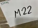 Lot of 54&#x22; x 150&#x2019; 3.4 Mil Matter White Vinyl Floor