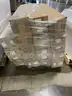 Lot of 54&#x22; x 150&#x2019; 3.4 Mil Matter White Vinyl Floor