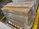 Lot of 54&#x22; x 150&#x2019; 3.4 Mil Matter White Vinyl Floor