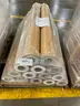 Lot of 54&#x22; x 150&#x2019; 13 oz. Matt Fire Retardant Banner