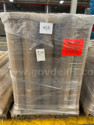 Lot of 54&#x22; x 150&#x2019; 13 oz. Fire Retardant Gloss Banner