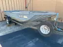 1996 AlumaWeld 16 ft. Aluminum Boat with Trailer