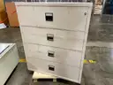 Lot of (2) Metal 5-Drawer Filing Cabinets