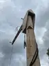 Jib Crane, 18&#x27; Tall with 14&#x27; Boom, 4&#x22; Floor Mount Base