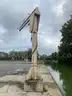 Jib Crane, 18&#x27; Tall with 14&#x27; Boom, 4&#x22; Floor Mount Base