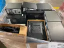 Lot of Dell Desktop PCs, Monitors, and Office Phones