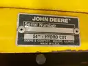 Lot of a John Deere 54&#x22; Snow Plow, Vehicle Jack, Air Tank, and Trimmer