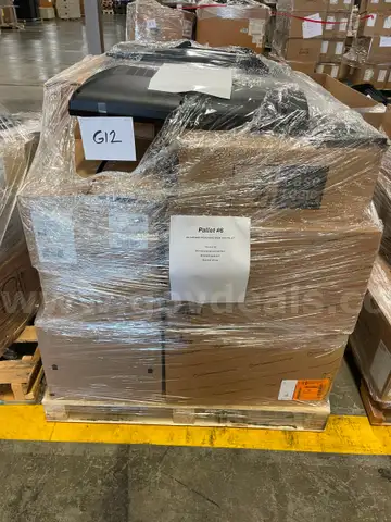 Lot of PC Monitors, TV, and Various Office Equipment