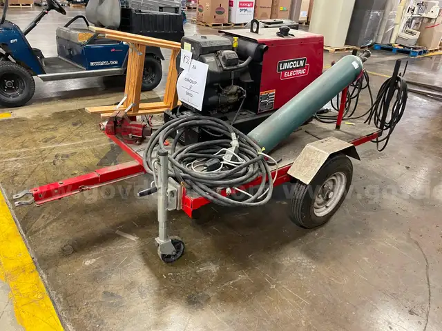 Small Utility Welding Trailer with Lincoln Electric Welder/Equipment