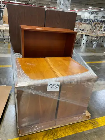 Lot of Folding Tables and Wooden Furniture