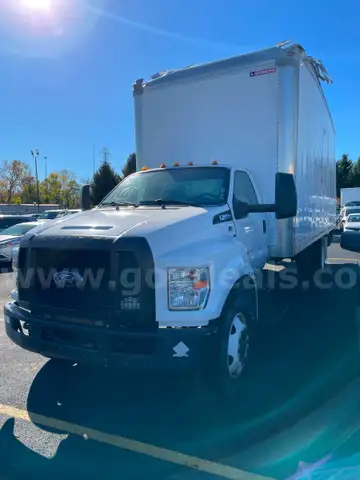 2018 Ford F-650 with 24 ft. Box Truck Body, 6.8L V10 *Damaged Box*