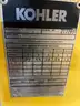 Kohler Diesel Generator with Exhaust, Model 125R QZ 281