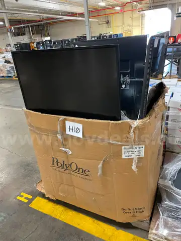 Lot of (3) Flatscreen TVs  and Various PC Monitors