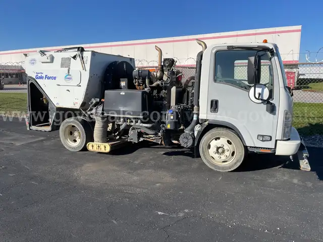 2022 Isuzu NQR Tilt Cab with SuperVac Gale Force Street Sweeper Body
