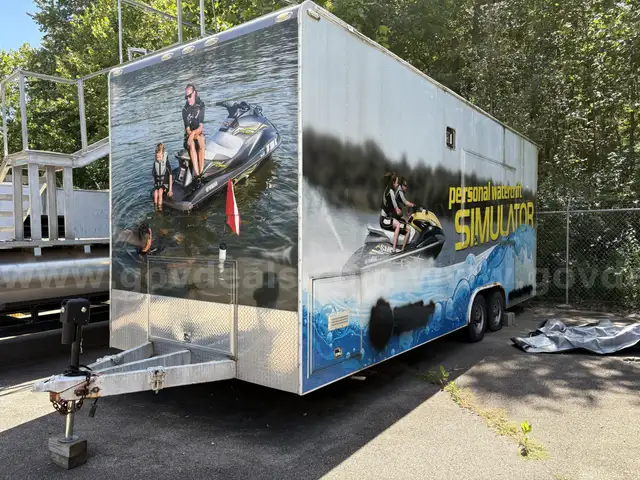 2014 Progressive 24x8 ft. Enclosed Watercraft Simulator Trailer