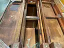 Lot of Wooden Display Cabinets with Glass Doors