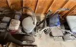 Lot of (2) Paint Machine Bikes, (1) Generator, and (1) Welder