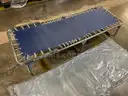 Lot of (11) Heavy Duty Steel Folding Beds/Cots with Pads *NEW/UNUSED*